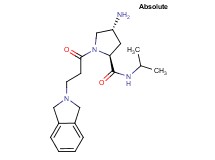 (2S,4R)-4-amino-1-[3-(1,3-dihydro-2H-isoindol-2-yl)propanoyl]-N-isopropylpyrrolidine-2-carboxamide