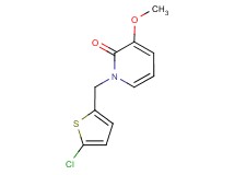 1-[(5-chloro-2-thienyl)methyl]-3-methoxypyridin-2(1H)-one