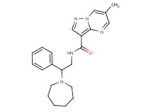 N-(2-azepan-1-yl-2-phenylethyl)-6-methylpyrazolo[1,5-a]pyrimidine-3-carboxamide