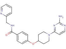4-{[1-(2-aminopyrimidin-4-yl)piperidin-4-yl]oxy}-N-(pyridin-2-ylmethyl)benzamide