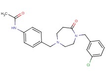 N-(4-{[4-(3-chlorobenzyl)-5-oxo-1,4-diazepan-1-yl]methyl}phenyl)acetamide