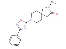 2-methyl-8-(3-phenyl-1,2,4-oxadiazol-5-yl)-2,8-diazaspiro[4.5]decan-3-one