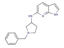 N-(1-benzylpyrrolidin-3-yl)-1H-pyrrolo[2,3-b]pyridin-6-amine
