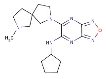 N-cyclopentyl-6-(7-methyl-2,7-diazaspiro[4.4]non-2-yl)[1,2,5]oxadiazolo[3,4-b]pyrazin-5-amine