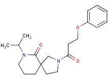 7-isopropyl-2-(3-phenoxypropanoyl)-2,7-diazaspiro[4.5]decan-6-one