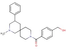 {4-[(2-methyl-4-phenyl-2,9-diazaspiro[5.5]undec-9-yl)carbonyl]phenyl}methanol