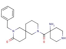 8-[(4-amino-4-piperidinyl)carbonyl]-2-benzyl-2,8-diazaspiro[5.5]undecan-3-one