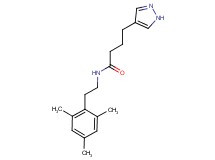 N-(2-mesitylethyl)-4-(1H-pyrazol-4-yl)butanamide