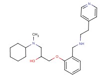 1-[cyclohexyl(methyl)amino]-3-[2-({[2-(4-pyridinyl)ethyl]amino}methyl)phenoxy]-2-propanol