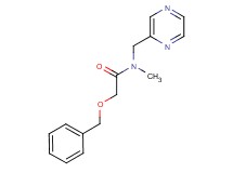 2-(benzyloxy)-N-methyl-N-(pyrazin-2-ylmethyl)acetamide