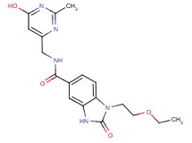 1-(2-ethoxyethyl)-N-[(6-hydroxy-2-methylpyrimidin-4-yl)methyl]-2-oxo-2,3-dihydro-1H-benzimidazole-5-carboxamide