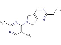 6-(2,5-dimethylpyrimidin-4-yl)-2-ethyl-6,7-dihydro-5H-pyrrolo[3,4-d]pyrimidine