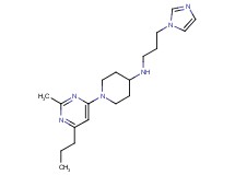 N-[3-(1H-imidazol-1-yl)propyl]-1-(2-methyl-6-propylpyrimidin-4-yl)piperidin-4-amine