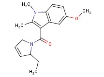 3-[(2-ethyl-2,5-dihydro-1H-pyrrol-1-yl)carbonyl]-5-methoxy-1,2-dimethyl-1H-indole