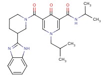 5-{[3-(1H-benzimidazol-2-yl)-1-piperidinyl]carbonyl}-1-isobutyl-N-isopropyl-4-oxo-1,4-dihydro-3-pyridinecarboxamide
