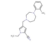 1-ethyl-4-{[4-(2-methylphenyl)-1,4-diazepan-1-yl]methyl}-1H-pyrrole-2-carbonitrile