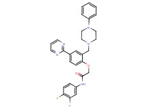 N-(3,4-difluorophenyl)-2-[2-[(4-phenyl-1-piperazinyl)methyl]-4-(2-pyrimidinyl)phenoxy]acetamide