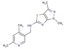 N-[(4,6-dimethylpyridin-3-yl)methyl]-1,3-dimethyl-1H-pyrazolo[3,4-d][1,3]thiazol-5-amine