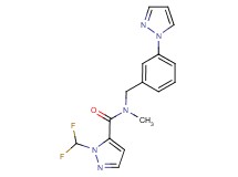 1-(difluoromethyl)-N-methyl-N-[3-(1H-pyrazol-1-yl)benzyl]-1H-pyrazole-5-carboxamide