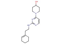 1-{2-[(2-cyclohex-1-en-1-ylethyl)amino]pyrimidin-4-yl}piperidin-4-ol