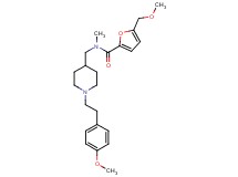 5-(methoxymethyl)-N-({1-[2-(4-methoxyphenyl)ethyl]-4-piperidinyl}methyl)-N-methyl-2-furamide