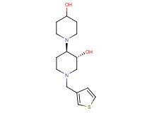(3'R*,4'R*)-1'-(3-thienylmethyl)-1,4'-bipiperidine-3',4-diol