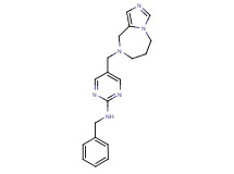 N-benzyl-5-(6,7-dihydro-5H-imidazo[1,5-a][1,4]diazepin-8(9H)-ylmethyl)pyrimidin-2-amine