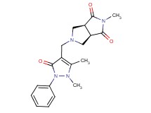 (3aR*,6aS*)-5-[(1,5-dimethyl-3-oxo-2-phenyl-2,3-dihydro-1H-pyrazol-4-yl)methyl]-2-methyltetrahydropyrrolo[3,4-c]pyrrole-1,3(2H,3aH)-dione