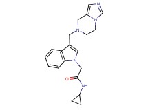 N-cyclopropyl-2-[3-(5,6-dihydroimidazo[1,5-a]pyrazin-7(8H)-ylmethyl)-1H-indol-1-yl]acetamide