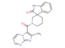 1'-[(2-methylimidazo[1,2-a]pyrimidin-3-yl)carbonyl]spiro[indole-3,3'-piperidin]-2(1H)-one