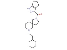 7-(2-cyclohexylethyl)-2-(1,4,5,6-tetrahydrocyclopenta[c]pyrazol-3-ylcarbonyl)-2,7-diazaspiro[4.5]decane