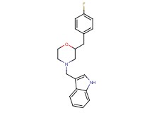 3-{[2-(4-fluorobenzyl)-4-morpholinyl]methyl}-1H-indole