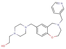 2-(4-{[4-(3-pyridinylmethyl)-2,3,4,5-tetrahydro-1,4-benzoxazepin-7-yl]methyl}-1-piperazinyl)ethanol