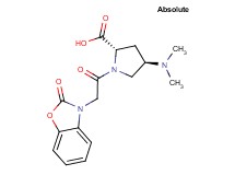 (2S,4R)-4-(dimethylamino)-1-[(2-oxo-1,3-benzoxazol-3(2H)-yl)acetyl]pyrrolidine-2-carboxylic acid