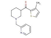 (3-methyl-2-thienyl)[1-(2-pyridinylmethyl)-3-piperidinyl]methanone