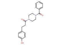 4-[3-(4-benzoylpiperazin-1-yl)-3-oxopropyl]phenol