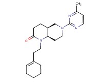 (4aS*,8aR*)-1-(2-cyclohex-1-en-1-ylethyl)-6-(4-methylpyrimidin-2-yl)octahydro-1,6-naphthyridin-2(1H)-one