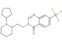 3-[2-(1-cyclopentylpiperidin-2-yl)ethyl]-7-(trifluoromethyl)quinazolin-4(3H)-one