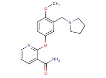 2-[4-methoxy-3-(pyrrolidin-1-ylmethyl)phenoxy]nicotinamide