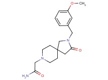 2-[2-(3-methoxybenzyl)-3-oxo-2,8-diazaspiro[4.5]dec-8-yl]acetamide