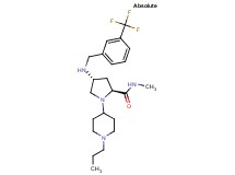 (4R)-N-methyl-1-(1-propyl-4-piperidinyl)-4-{[3-(trifluoromethyl)benzyl]amino}-L-prolinamide