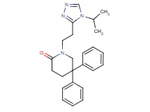 1-[2-(4-isopropyl-4H-1,2,4-triazol-3-yl)ethyl]-5,5-diphenylpiperidin-2-one