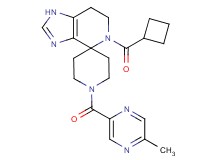 5-(cyclobutylcarbonyl)-1'-[(5-methylpyrazin-2-yl)carbonyl]-1,5,6,7-tetrahydrospiro[imidazo[4,5-c]pyridine-4,4'-piperidine]