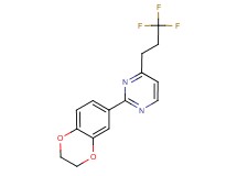 2-(2,3-dihydro-1,4-benzodioxin-6-yl)-4-(3,3,3-trifluoropropyl)pyrimidine