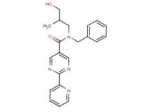 N-benzyl-N-(3-hydroxy-2-methylpropyl)-2-pyridin-2-ylpyrimidine-5-carboxamide