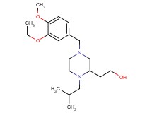 2-[4-(3-ethoxy-4-methoxybenzyl)-1-isobutyl-2-piperazinyl]ethanol