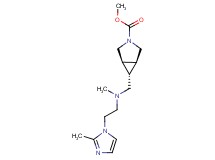 methyl (1R*,5S*,6r)-6-({methyl[2-(2-methyl-1H-imidazol-1-yl)ethyl]amino}methyl)-3-azabicyclo[3.1.0]hexane-3-carboxylate