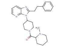 3-{1-[(1-methyl-2-piperidinyl)carbonyl]-4-piperidinyl}-2-(2-phenylethyl)-3H-imidazo[4,5-b]pyridine
