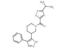 1-[(3-isopropylisoxazol-5-yl)carbonyl]-3-(4-phenyl-1H-pyrazol-5-yl)piperidine