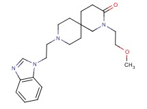 9-[2-(1H-benzimidazol-1-yl)ethyl]-2-(2-methoxyethyl)-2,9-diazaspiro[5.5]undecan-3-one